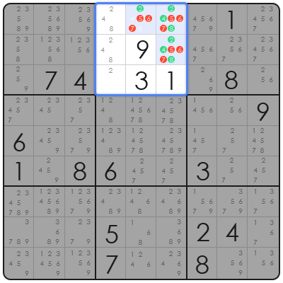 candidate mode sudoku